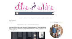 Desktop Screenshot of ellieandaddie.com