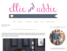 Tablet Screenshot of ellieandaddie.com